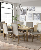 Reynold Modern Upholstered Dining Chair with Solid Wood Leg Set of 2/4/6