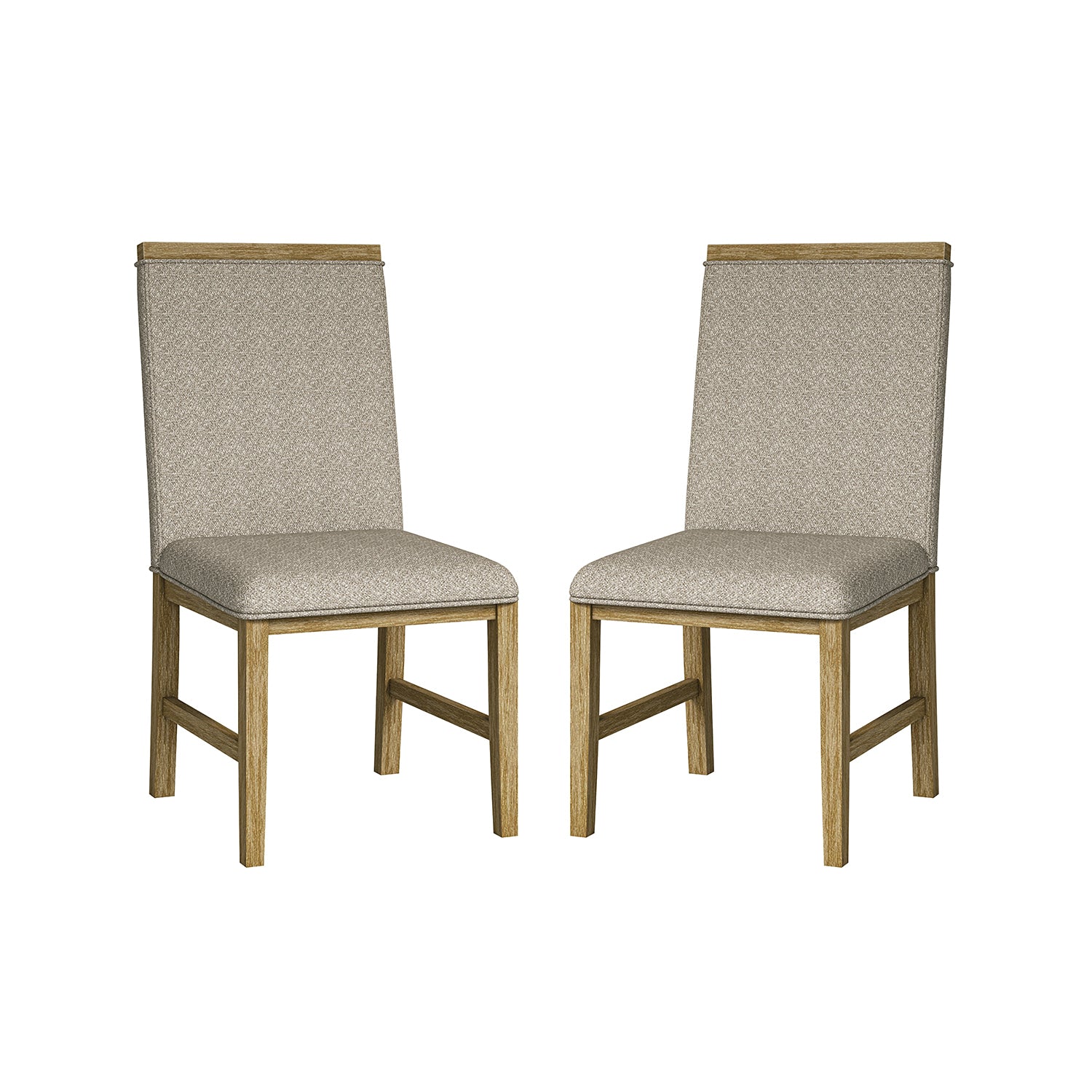 Reynold Modern Upholstered Dining Chair with Solid Wood Leg Set of 2/4/6