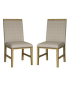 Reynold Modern Upholstered Dining Chair with Solid Wood Leg Set of 2/4/6