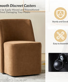 Yale Modern Curved Backrest Versatile Movable Dining Chair(Optional Types)