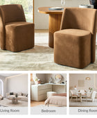 Yale Modern Curved Backrest Versatile Movable Dining Chair(Optional Types)