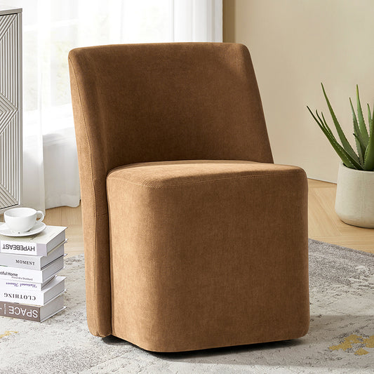 Yale Modern Curved Backrest Versatile Movable Dining Chair(Optional Types)