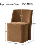 Yale Modern Curved Backrest Versatile Movable Dining Chair(Optional Types)