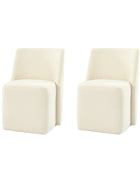 Yale Modern Curved Backrest Versatile Movable Dining Chair(Optional Types)