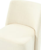 Yale Modern Curved Backrest Versatile Movable Dining Chair(Optional Types)