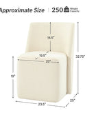 Yale Modern Curved Backrest Versatile Movable Dining Chair(Optional Types)