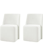 Yale Modern Curved Backrest Versatile Movable Dining Chair(Optional Types)