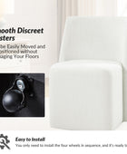 Yale Modern Curved Backrest Versatile Movable Dining Chair(Optional Types)