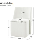 Yale Modern Curved Backrest Versatile Movable Dining Chair(Optional Types)