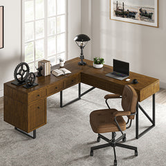 Bertrame L Shape Lift Top Office Desk