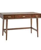 Trevor Mid-Century Modern Computer Office Desk With USB