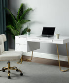 Manueline Desk With Ivory Chair Set