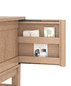 Raquel Transitional Office Desk with Concealed Cable Hole