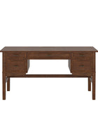 Raquel Transitional Office Desk with Concealed Cable Hole