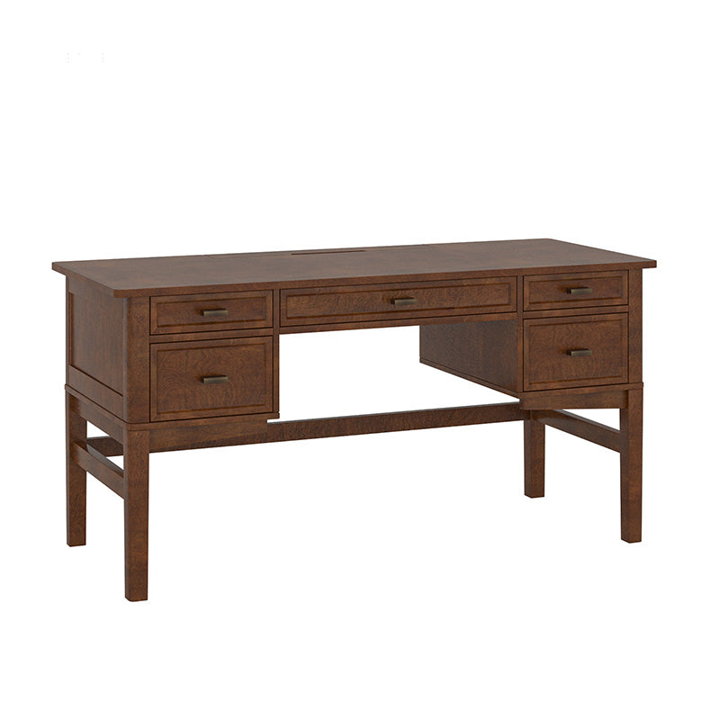 Raquel Transitional Office Desk with Concealed Cable Hole