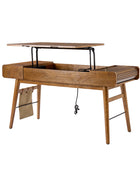 Reg  Mid-century Desk with Two Power Outlets