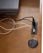 Reg  Mid-century Desk with Two Power Outlets