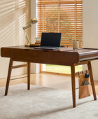 Reg Home Office Mid-century Desk with Two Power Outlets