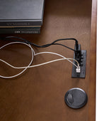 Reg  Mid-century Desk with Two Power Outlets