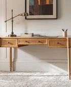 Isaac Transitional 60''W Office Desk With 3 Drawers