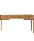 Isaac Transitional 60''W Office Desk With 3 Drawers