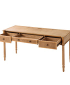 Isaac Transitional 60''W Office Desk With 3 Drawers