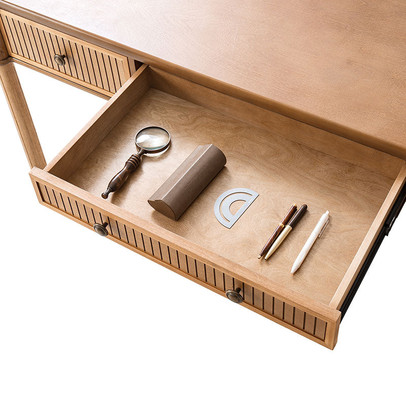 Isaac Transitional 60''W Office Desk With 3 Drawers