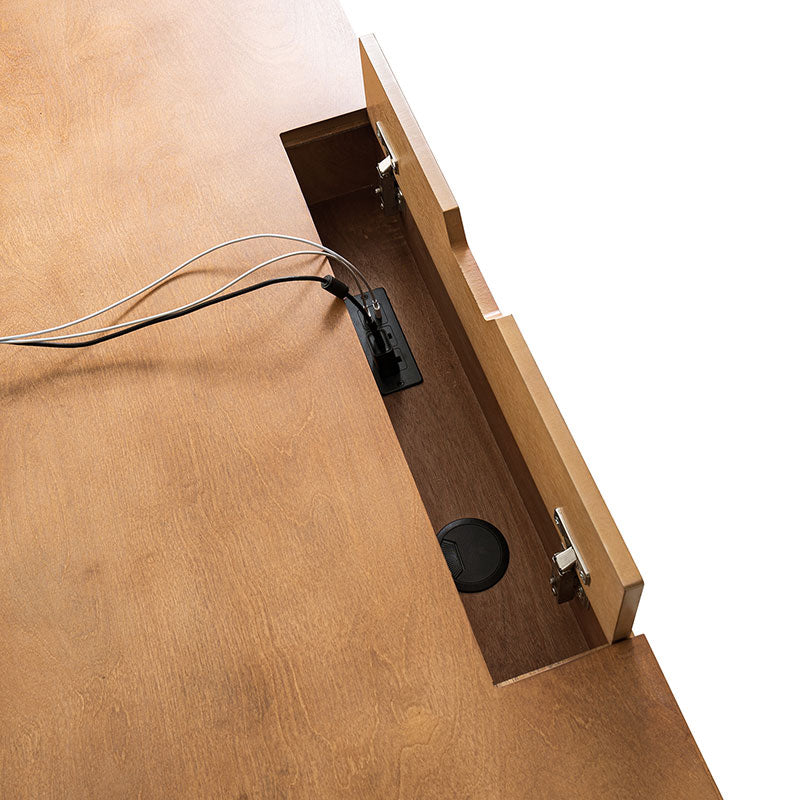 Isaac Transitional 60''W Office Desk With 3 Drawers