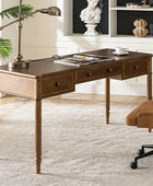 Isaac Transitional 60''W Office Desk With 3 Drawers