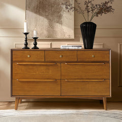 Ileanna Mid-century Modern 7-Drawer Dresser