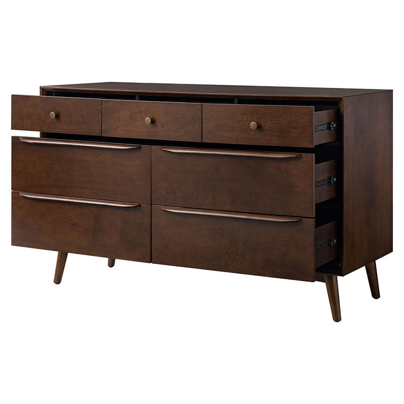 Ileanna Mid-century Modern 7-Drawer Dresser