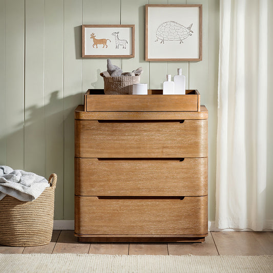 Modern 3-Drawer Nursery Dresser
