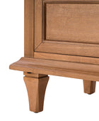 Erendiria Transitional 5-Drawer Chest Dresser with Solid Wood Frame