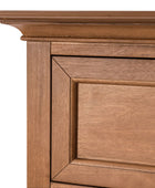 Erendiria Transitional 5-Drawer Chest Dresser with Solid Wood Frame