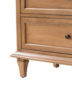 Transitional Solid Wood 6-Drawer Dresser for Bedroom Storage