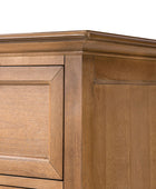 Transitional Solid Wood 6-Drawer Dresser for Bedroom Storage