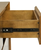 Apollone Mid-Century 6-Drawer Dresser with Solid Wood Legs