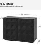 Mike 6-Drawer Modern Geometric Design Dresser