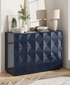 Mike 6-Drawer Modern Geometric Design Dresser