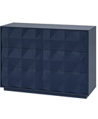 Mike 6-Drawer Modern Geometric Design Dresser