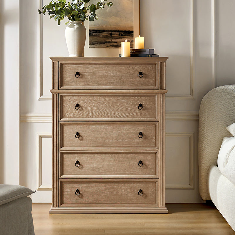 Rufina Traditional Functional 5 Drawer Dresser