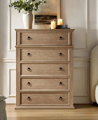 Rufina Traditional Functional 5 Drawer Dresser