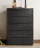 Brandon Modern Natural Wood 5-Drawer Chest