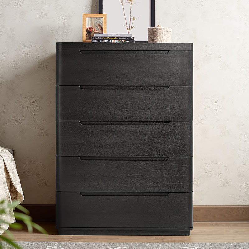 Brandon Modern Natural Wood 5-Drawer Chest