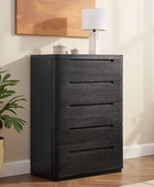 Brandon Modern Natural Wood 5-Drawer Chest