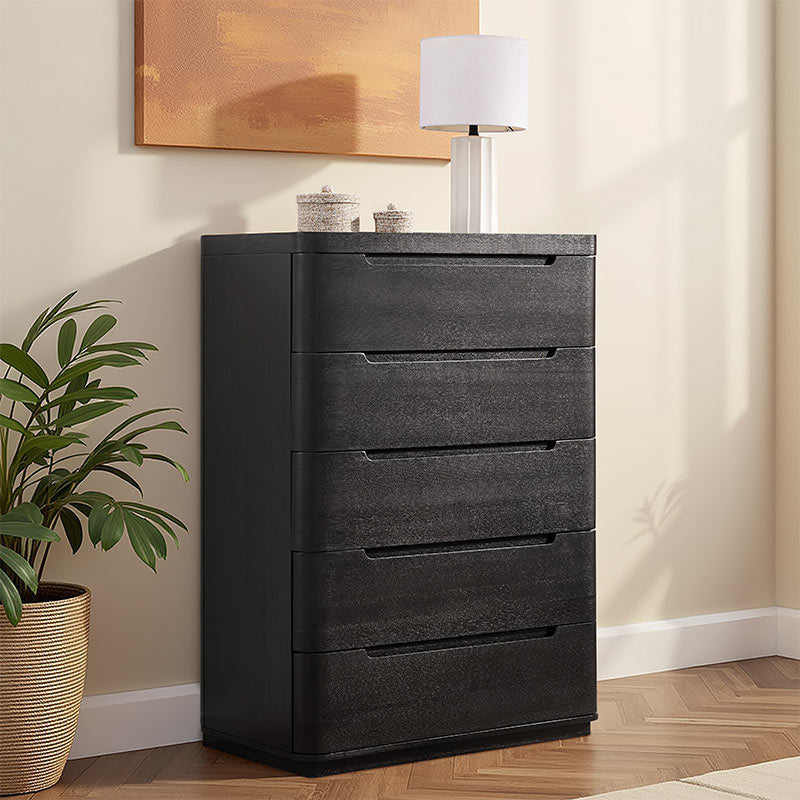 Brandon Modern Natural Wood 5-Drawer Chest