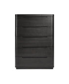 Brandon Modern Natural Wood 5-Drawer Chest