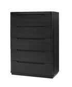 Brandon Modern Natural Wood 5-Drawer Chest