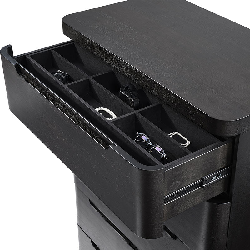 Brandon Modern Natural Wood 5-Drawer Chest