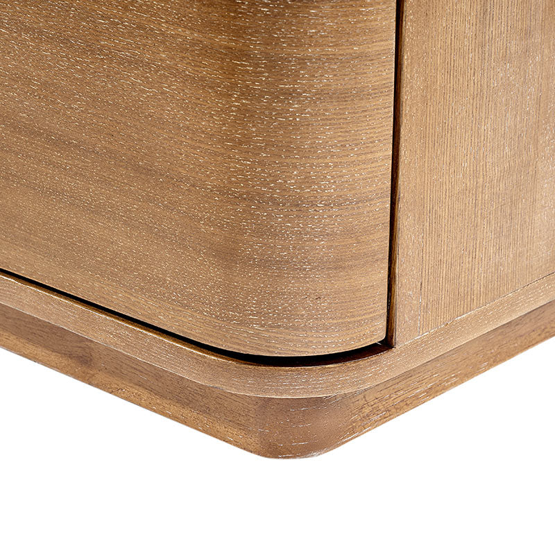 Brandon Modern Natural Wood 5-Drawer Chest